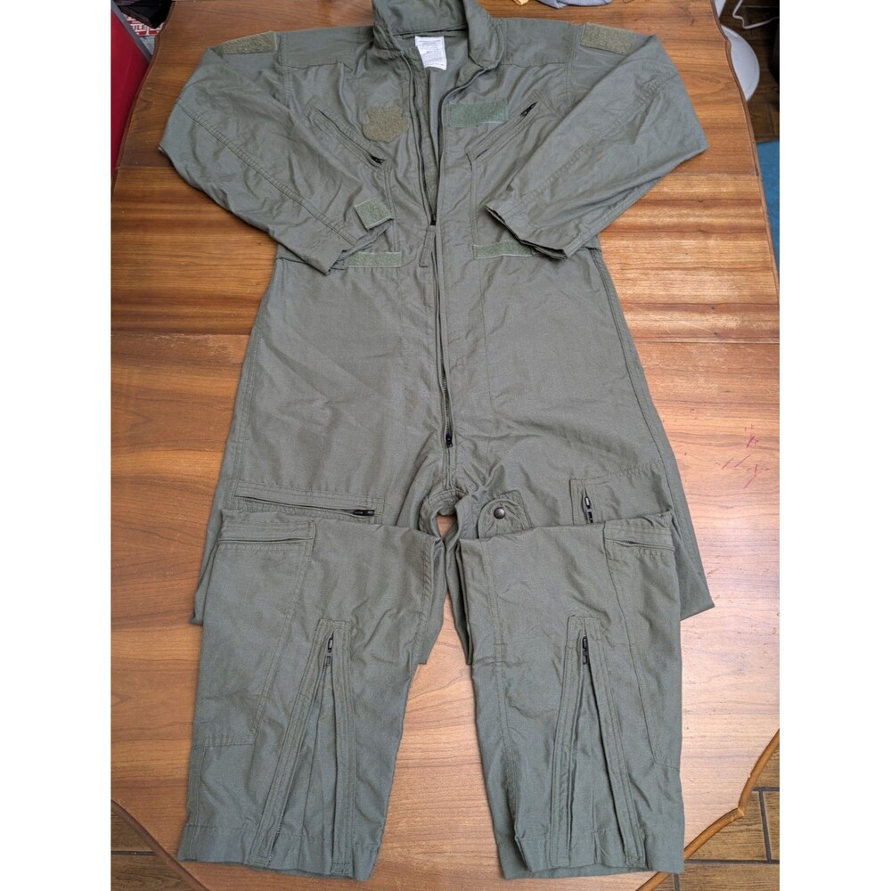 Flyers Coveralls Military Flight Suit CWU-27/P 42L Green Type I Class 1 Army